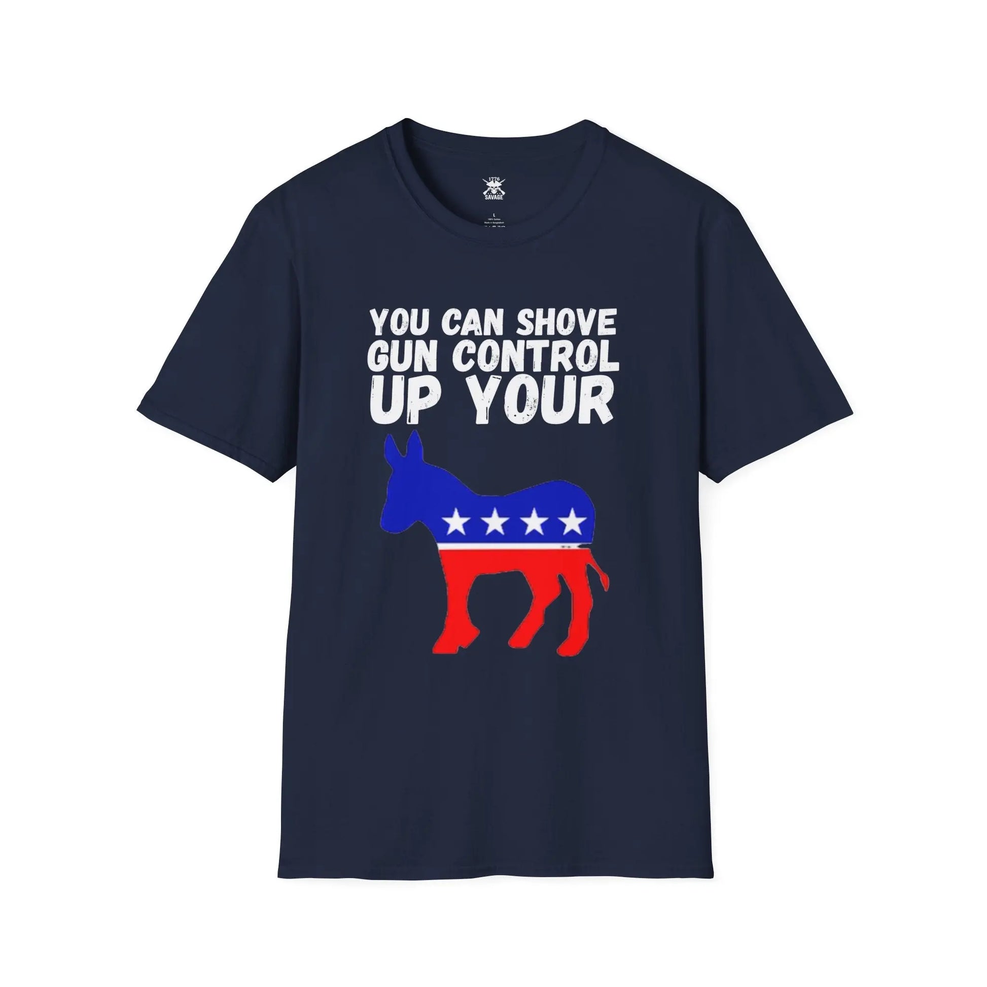 Shove Gun Control Graphic Unisex T-Shirt | Casual Streetwear Printify