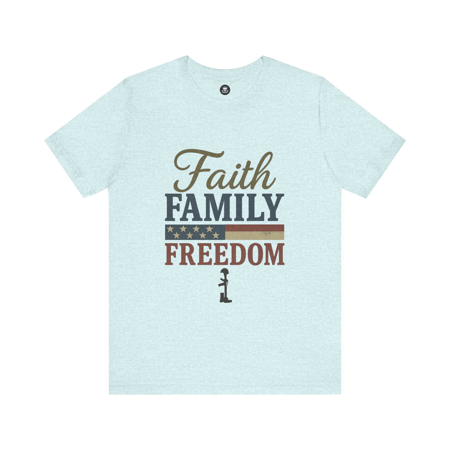 Faith Family Freedom Graphic Unisex T-Shirt | Casual Streetwear