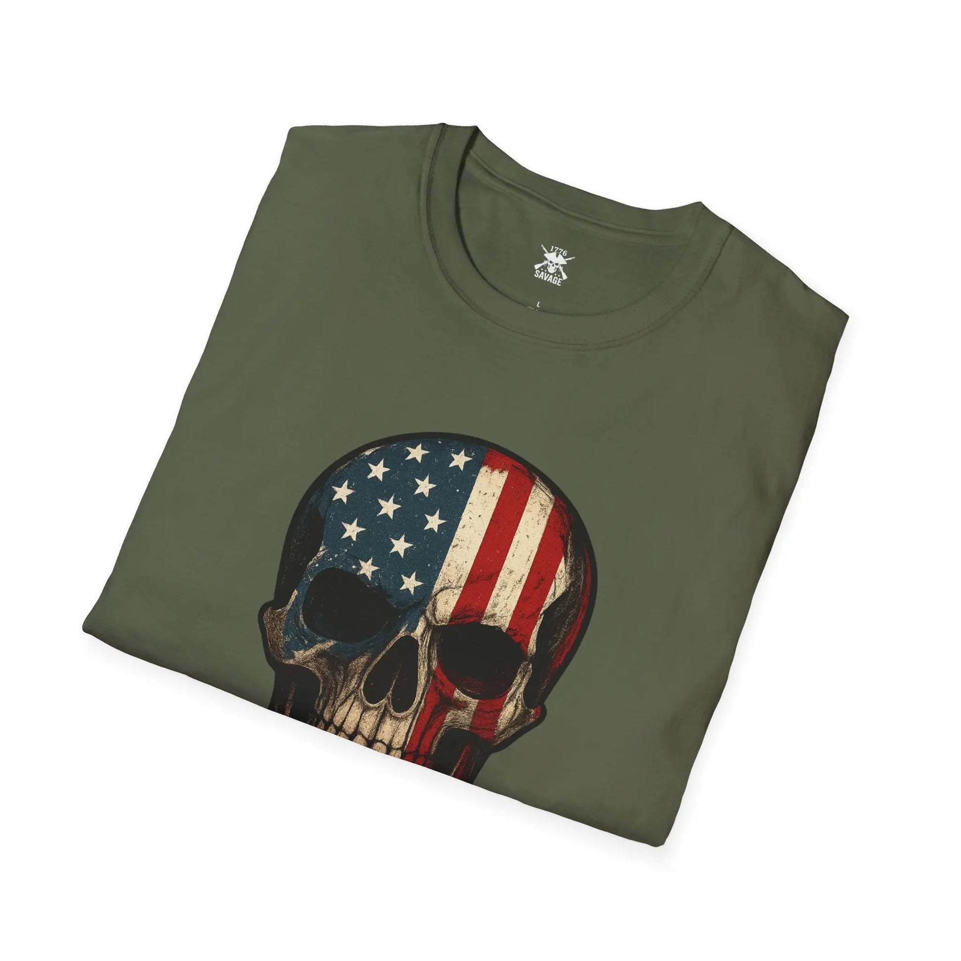 F.A.F.O. American Skull Graphic Unisex T-Shirt | Casual Streetwear Printify