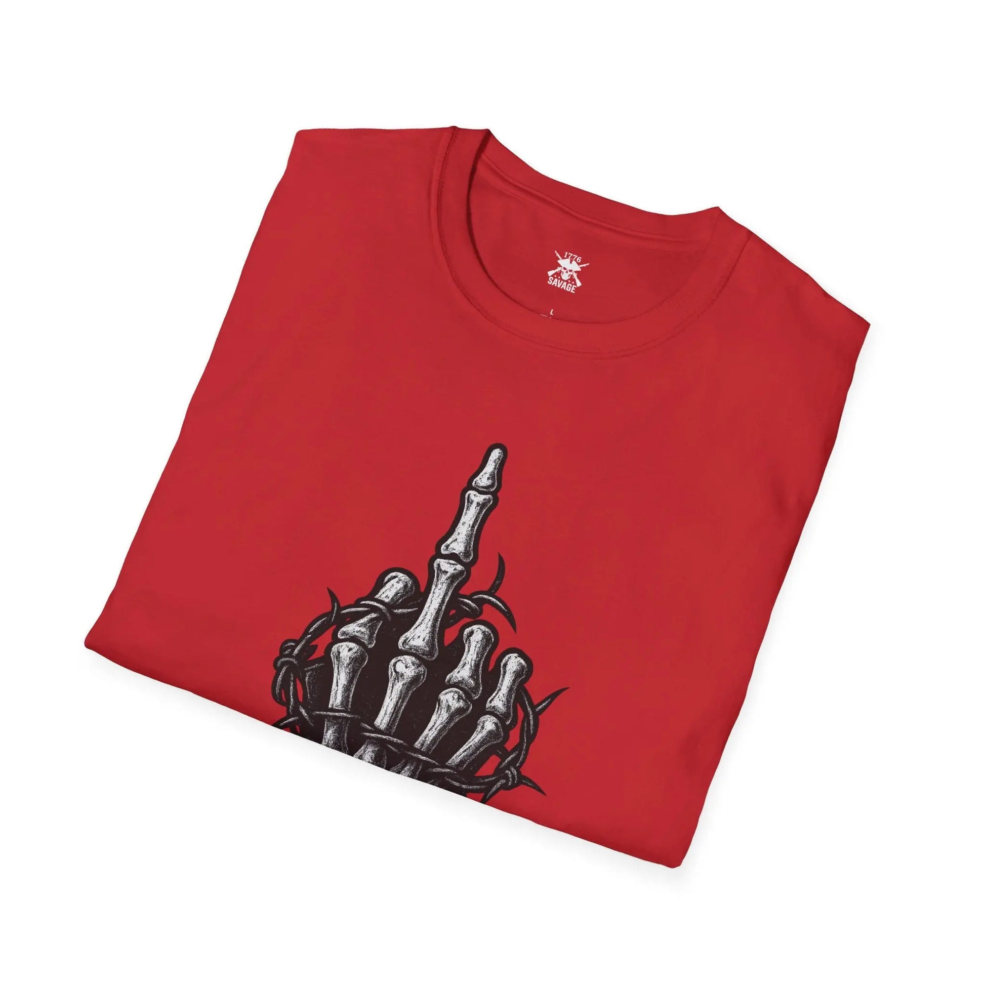 F.A.F.O. Skeleton Hand Graphic Unisex T-Shirt | Casual Streetwear - 1776 Savage American Apparel