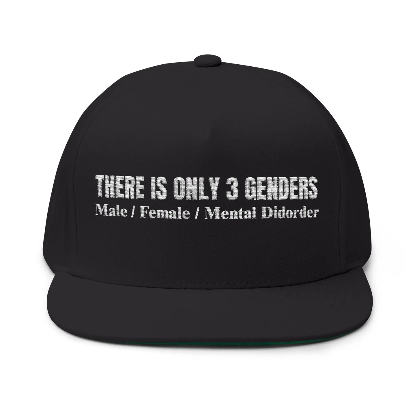 Only 3 Genders Embroidered Cap