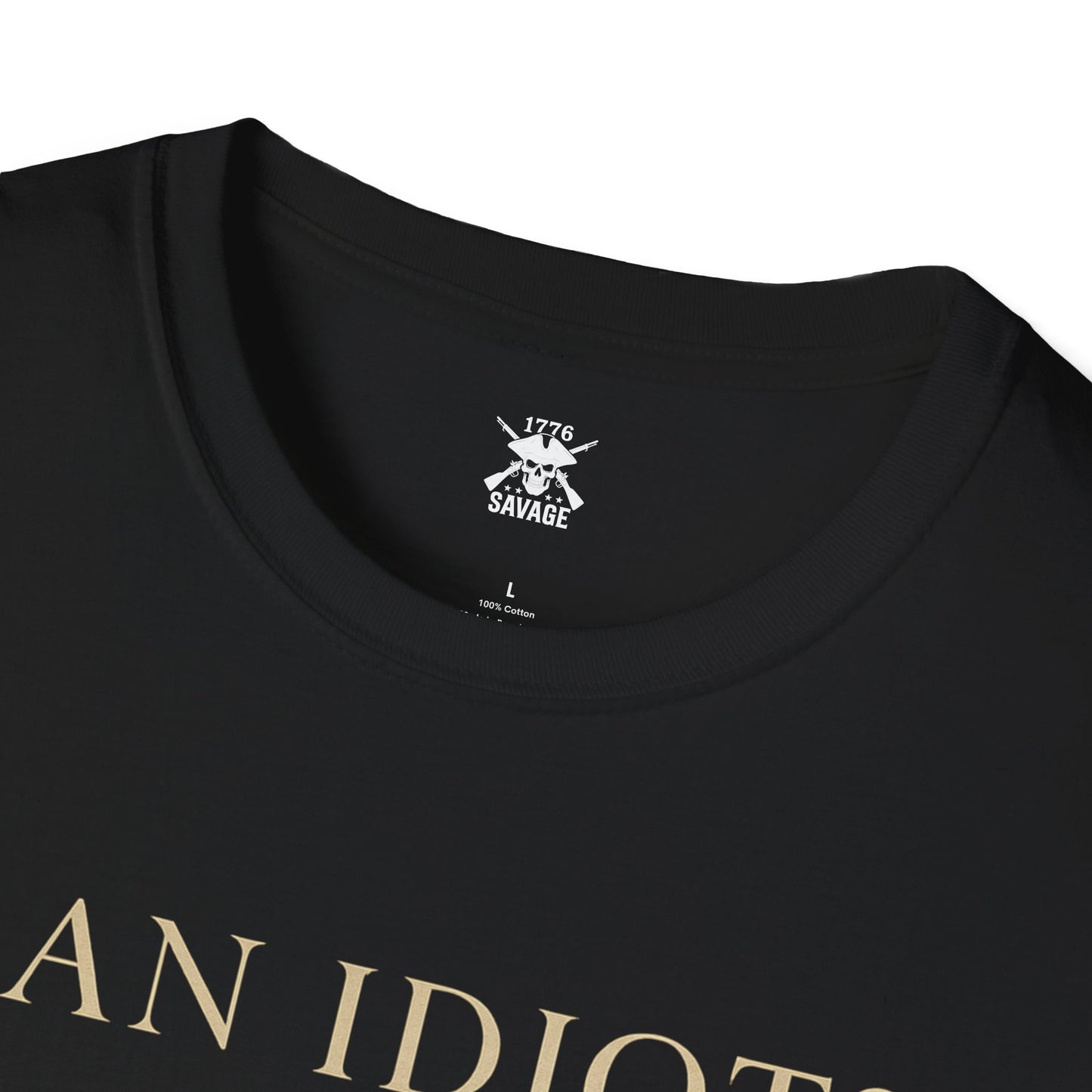 Ban Idiots Not Guns Graphic Unisex T-Shirt | Casual Streetwear