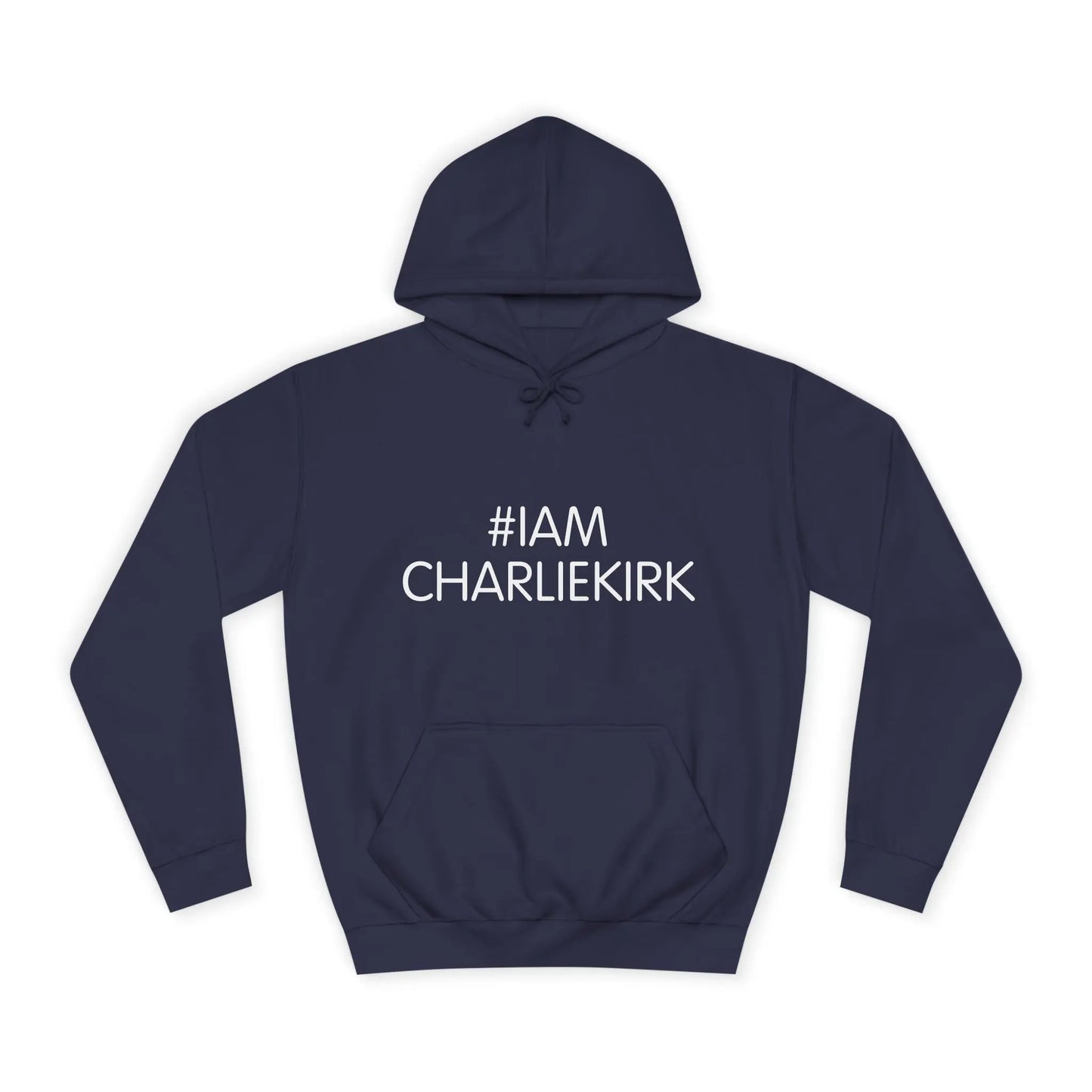 #IAMCHARLIEKIRK Unisex College Hoodie