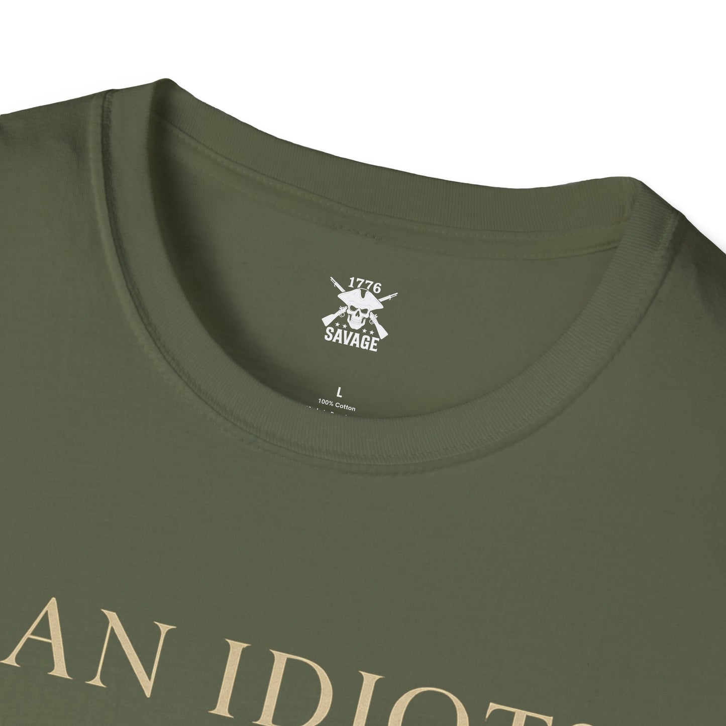Ban Idiots Not Guns Graphic Unisex T-Shirt | Casual Streetwear