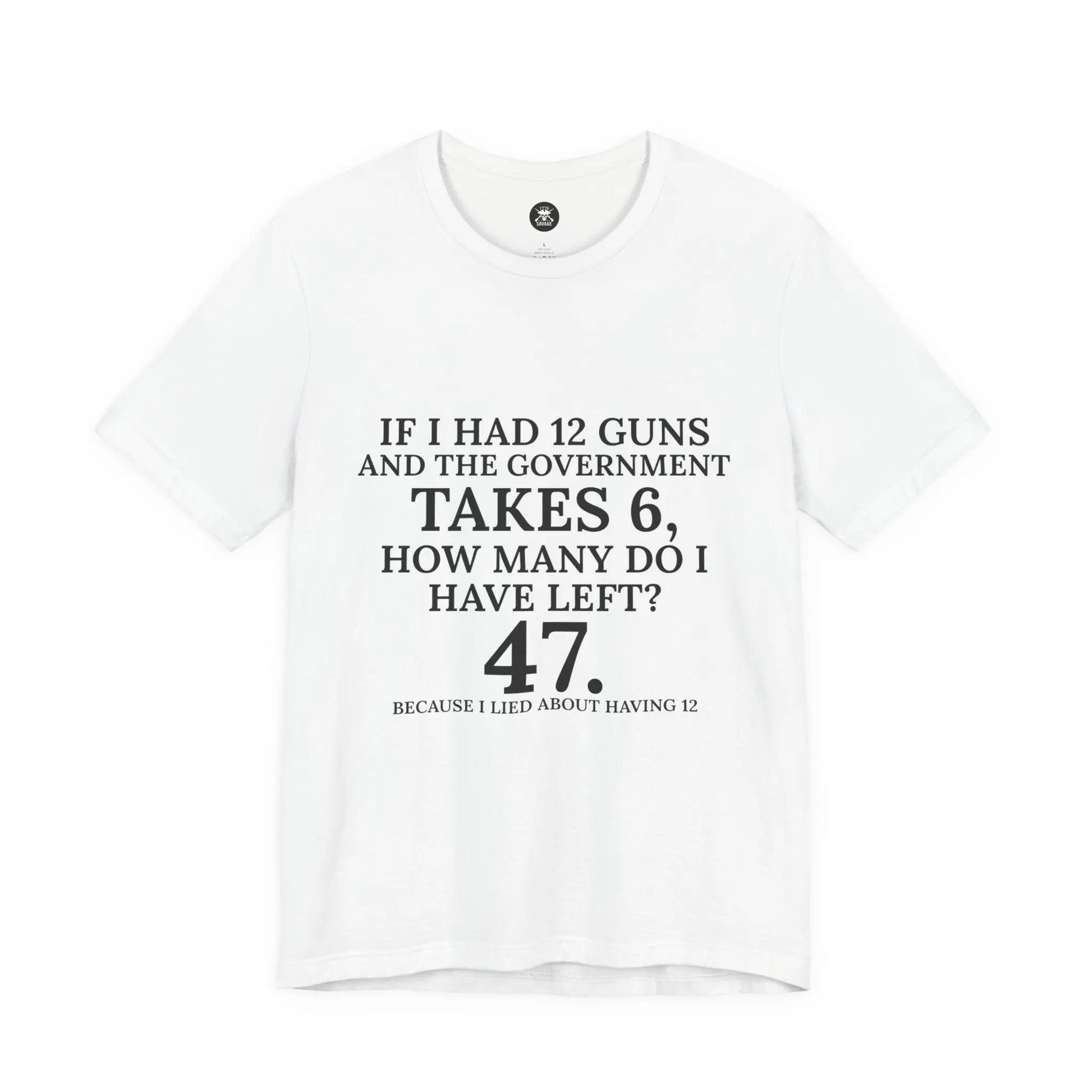 47 Guns Graphic Unisex T-Shirt | Casual Streetwear Printify