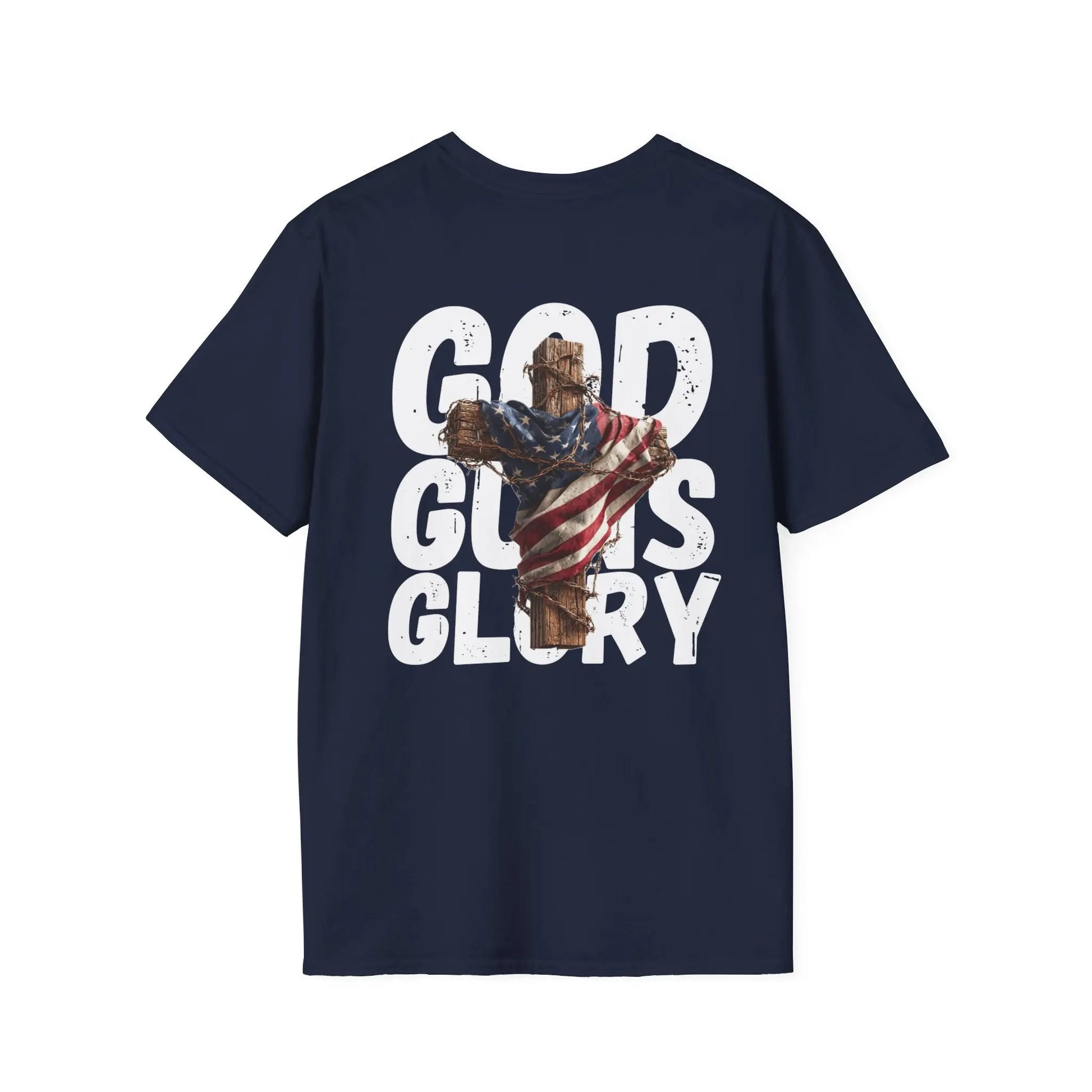God Guns Glory Unisex T-Shirt | Casual Streetwear Printify