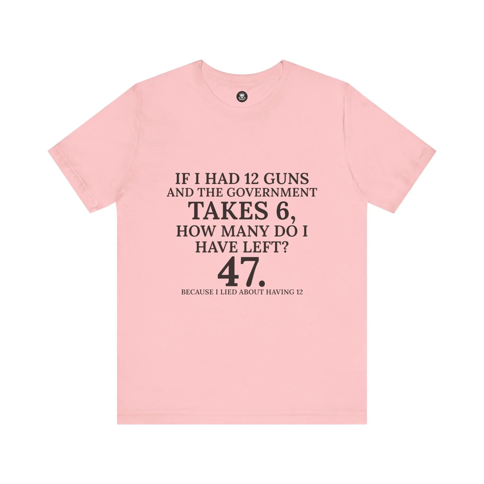 47 Guns Graphic Unisex T-Shirt | Casual Streetwear Printify