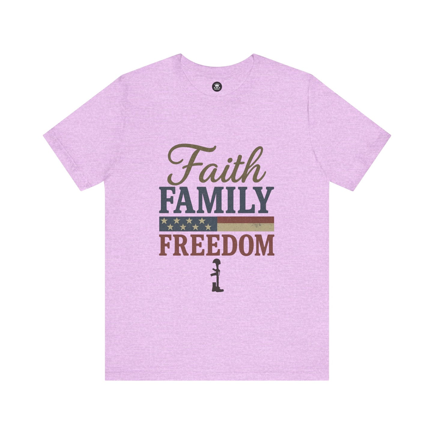 Faith Family Freedom Graphic Unisex T-Shirt | Casual Streetwear