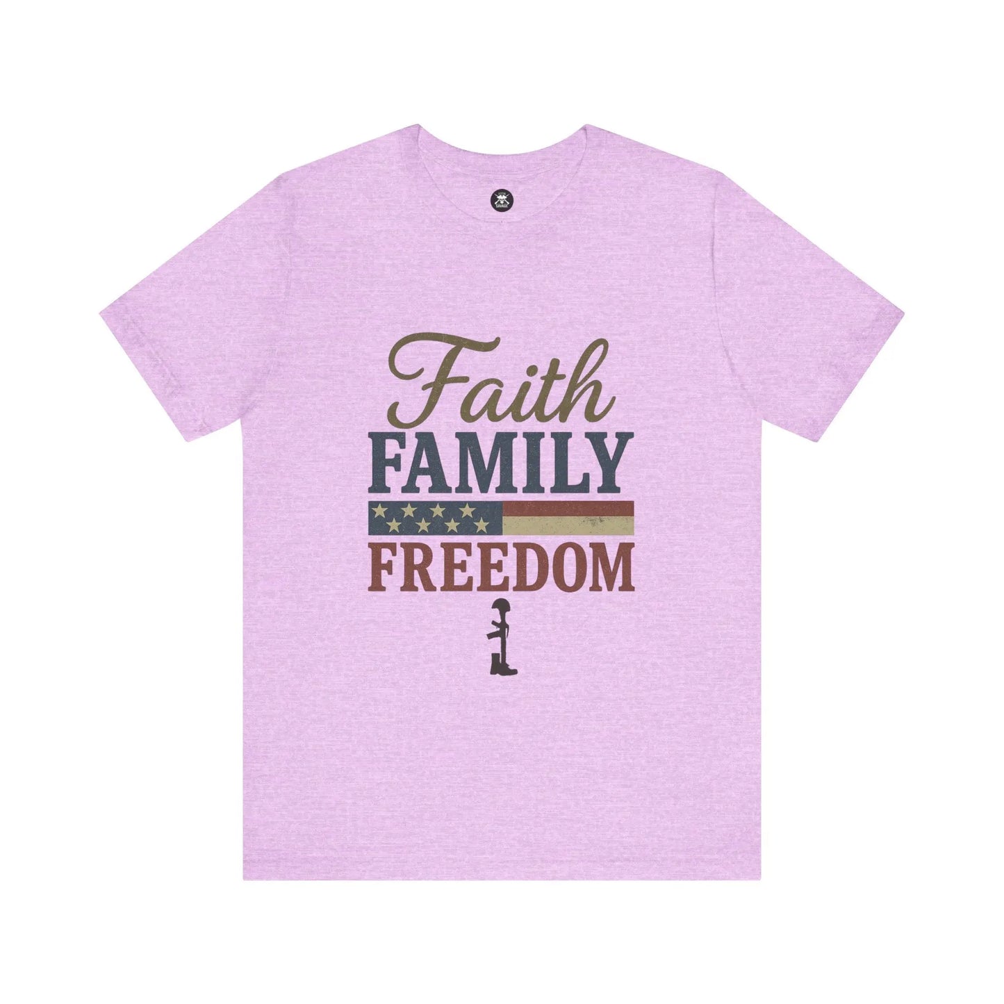Faith Family Freedom Graphic Unisex T-Shirt | Casual Streetwear Printify