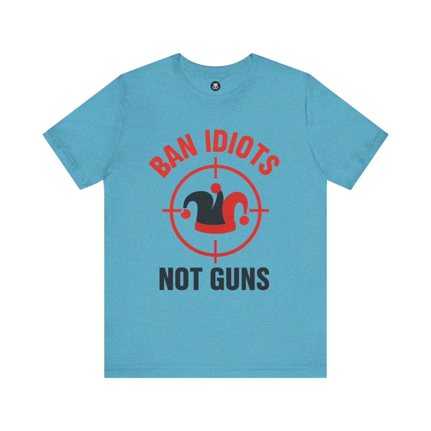 Ban Idiots Jester Graphic Unisex T-Shirt | Casual Streetwear