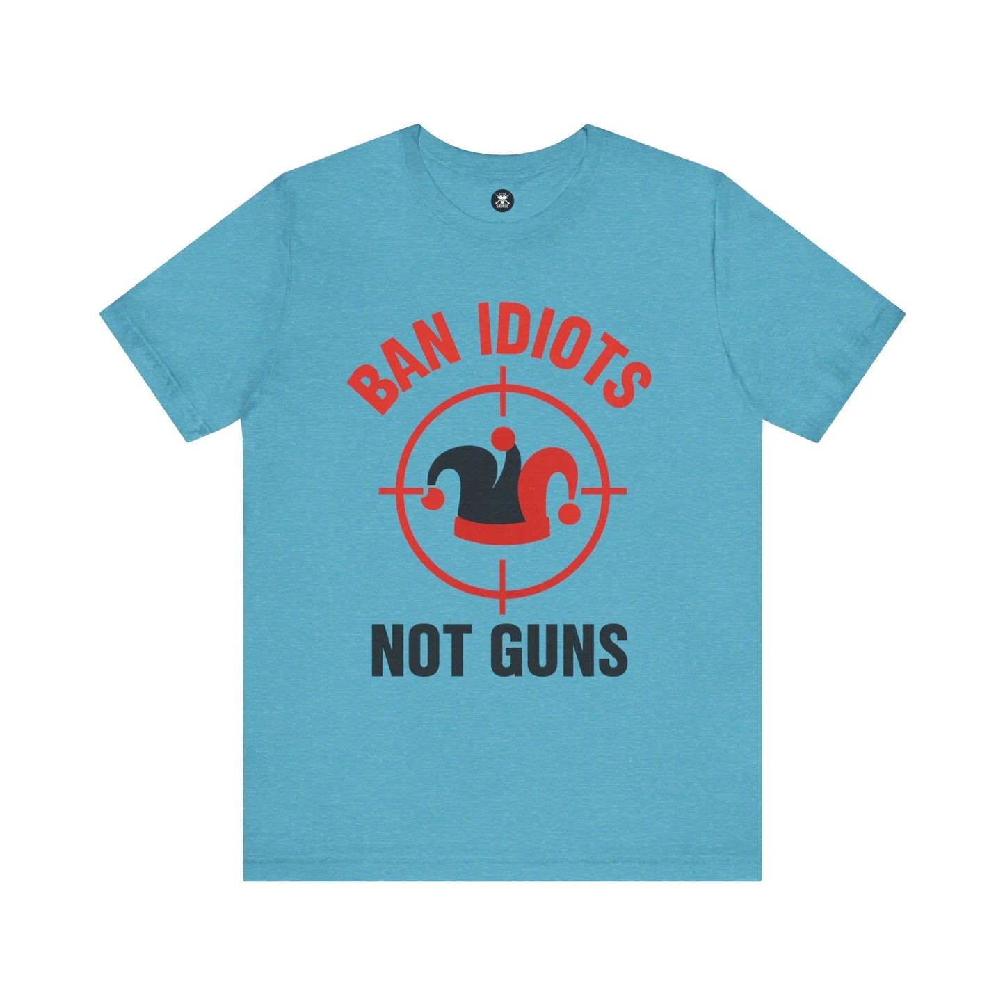 Ban Idiots Jester Graphic Unisex T-Shirt | Casual Streetwear Printify