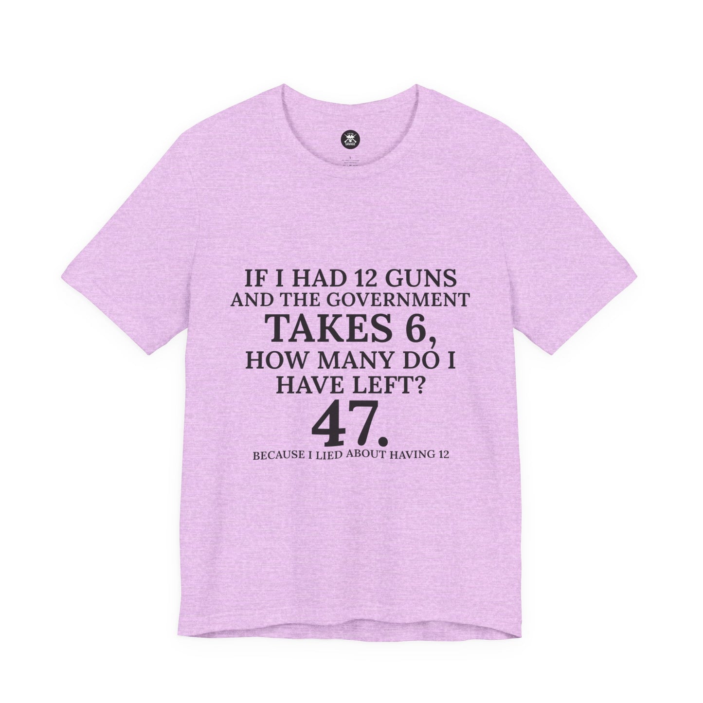 47 Guns Graphic Unisex T-Shirt | Casual Streetwear