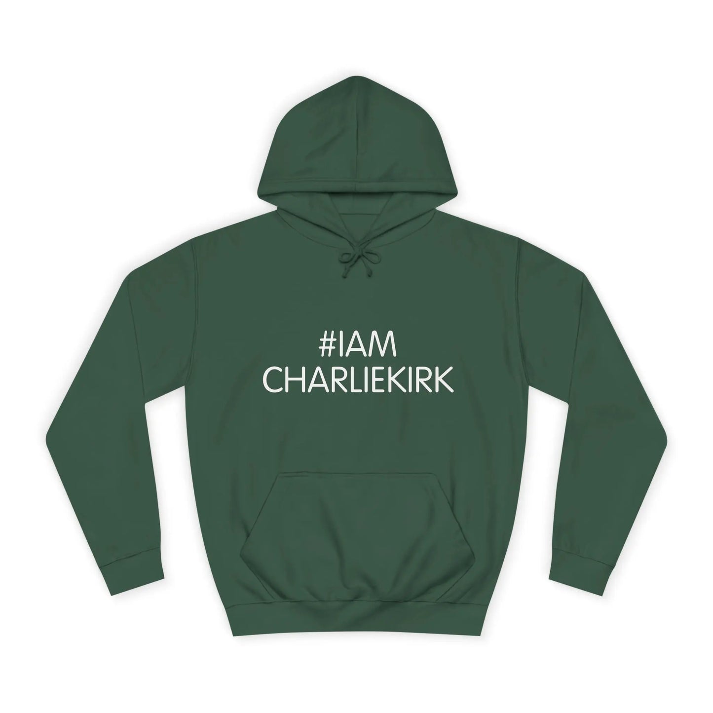 #IAMCHARLIEKIRK Unisex College Hoodie