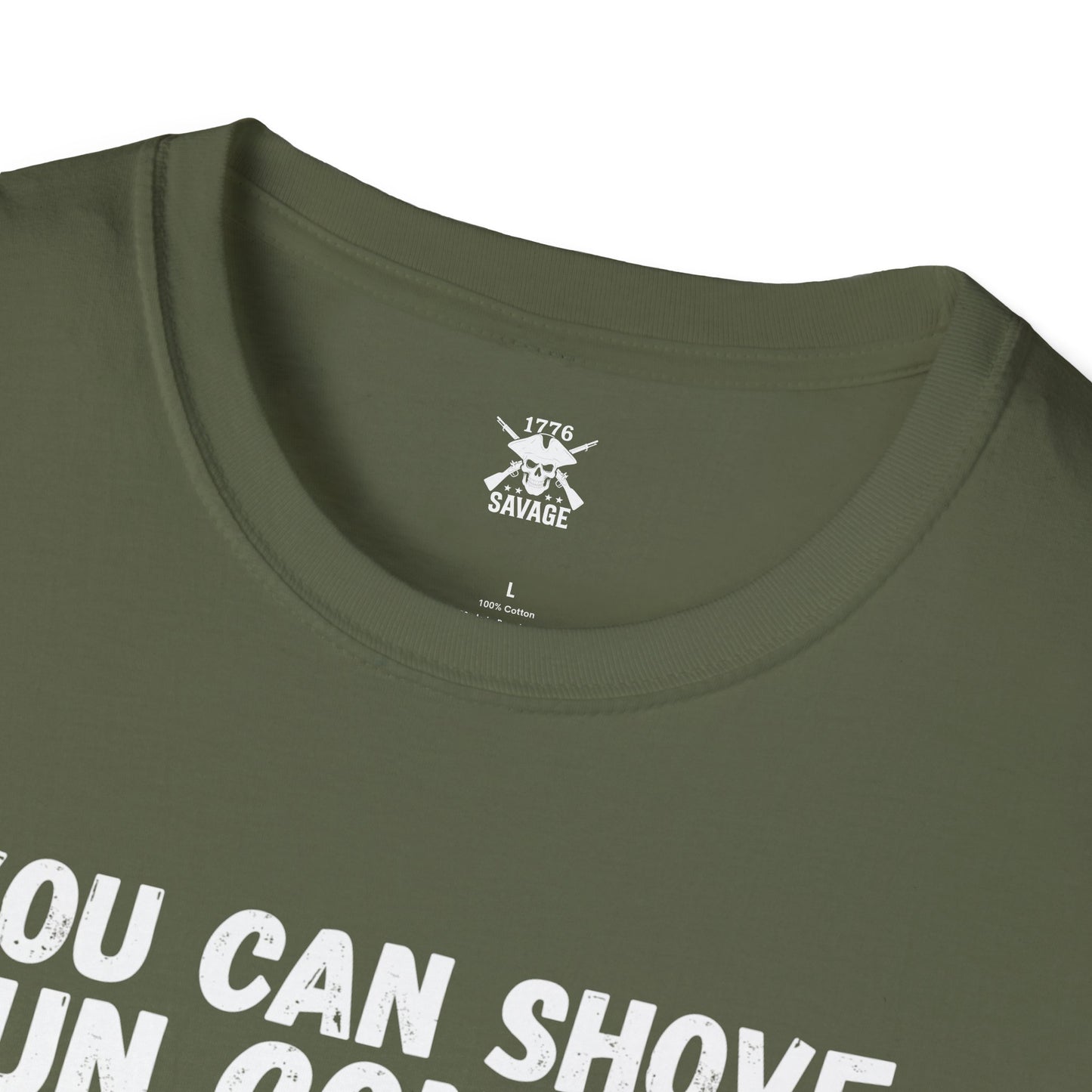 Shove Gun Control Graphic Unisex T-Shirt | Casual Streetwear
