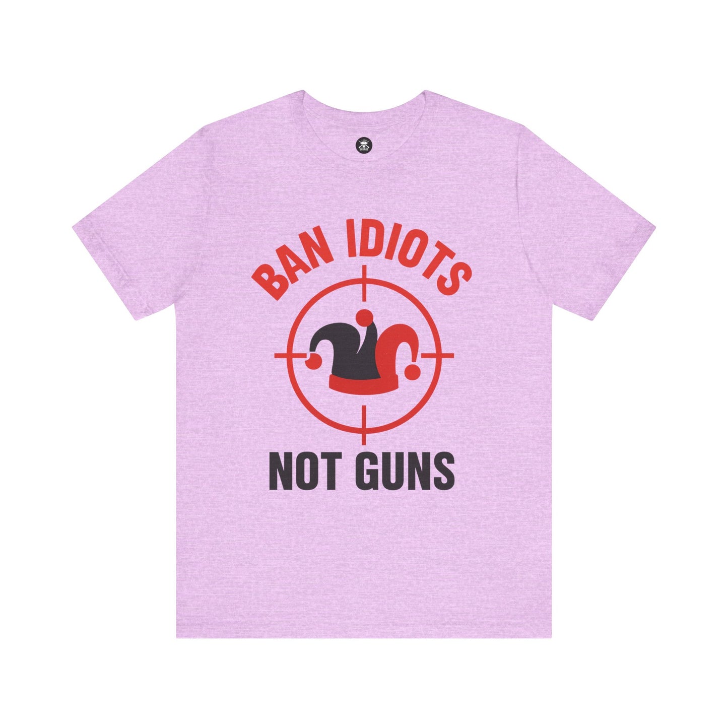 Ban Idiots Jester Graphic Unisex T-Shirt | Casual Streetwear