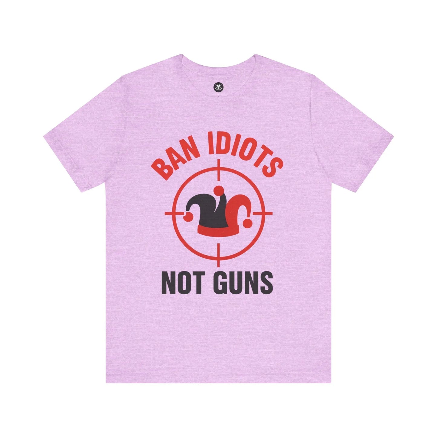 Ban Idiots Jester Graphic Unisex T-Shirt | Casual Streetwear Printify