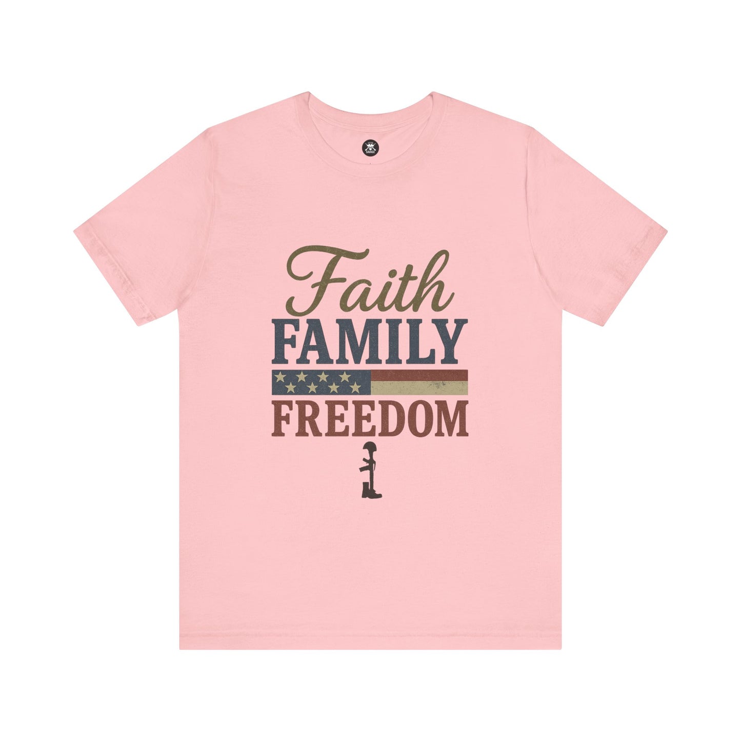 Faith Family Freedom Graphic Unisex T-Shirt | Casual Streetwear