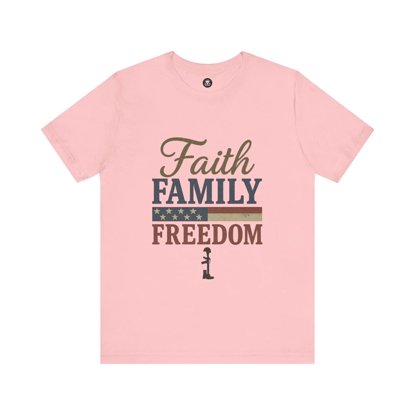 Faith Family Freedom Graphic Unisex T-Shirt | Casual Streetwear Printify