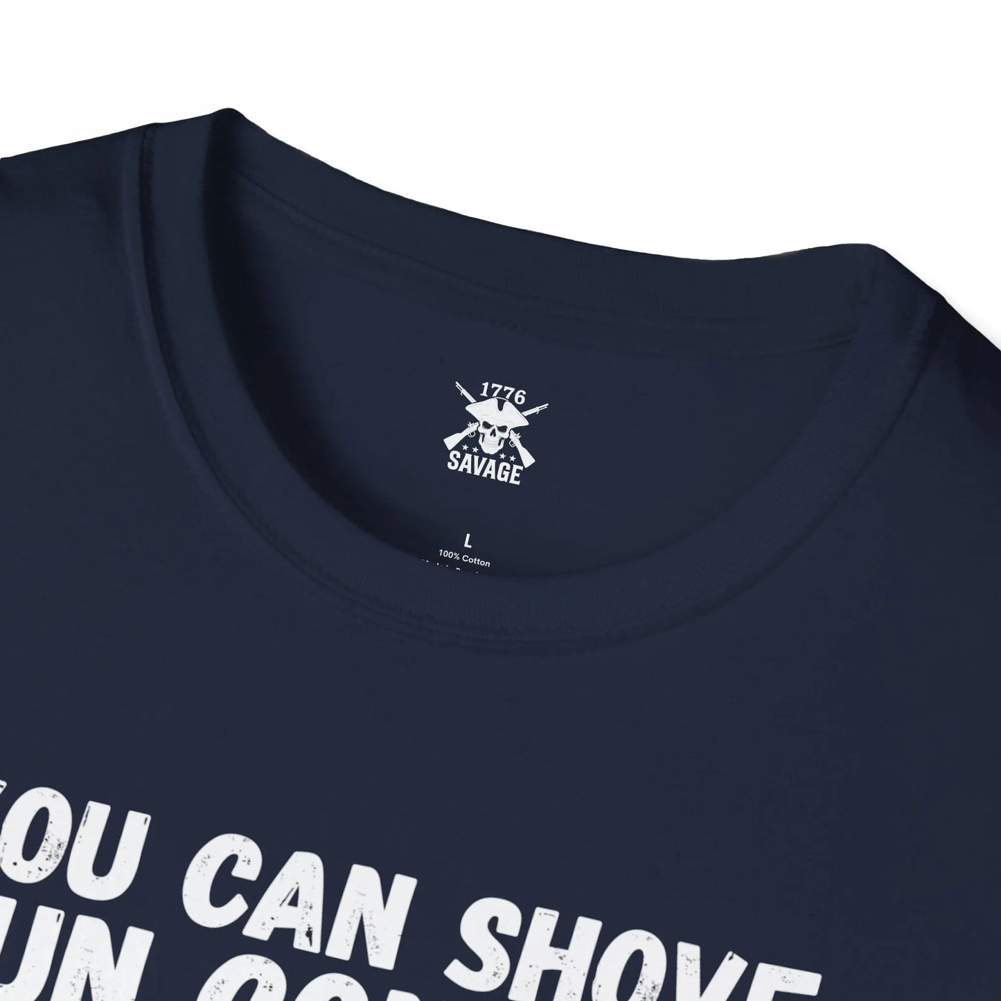 Shove Gun Control Graphic Unisex T-Shirt | Casual Streetwear Printify
