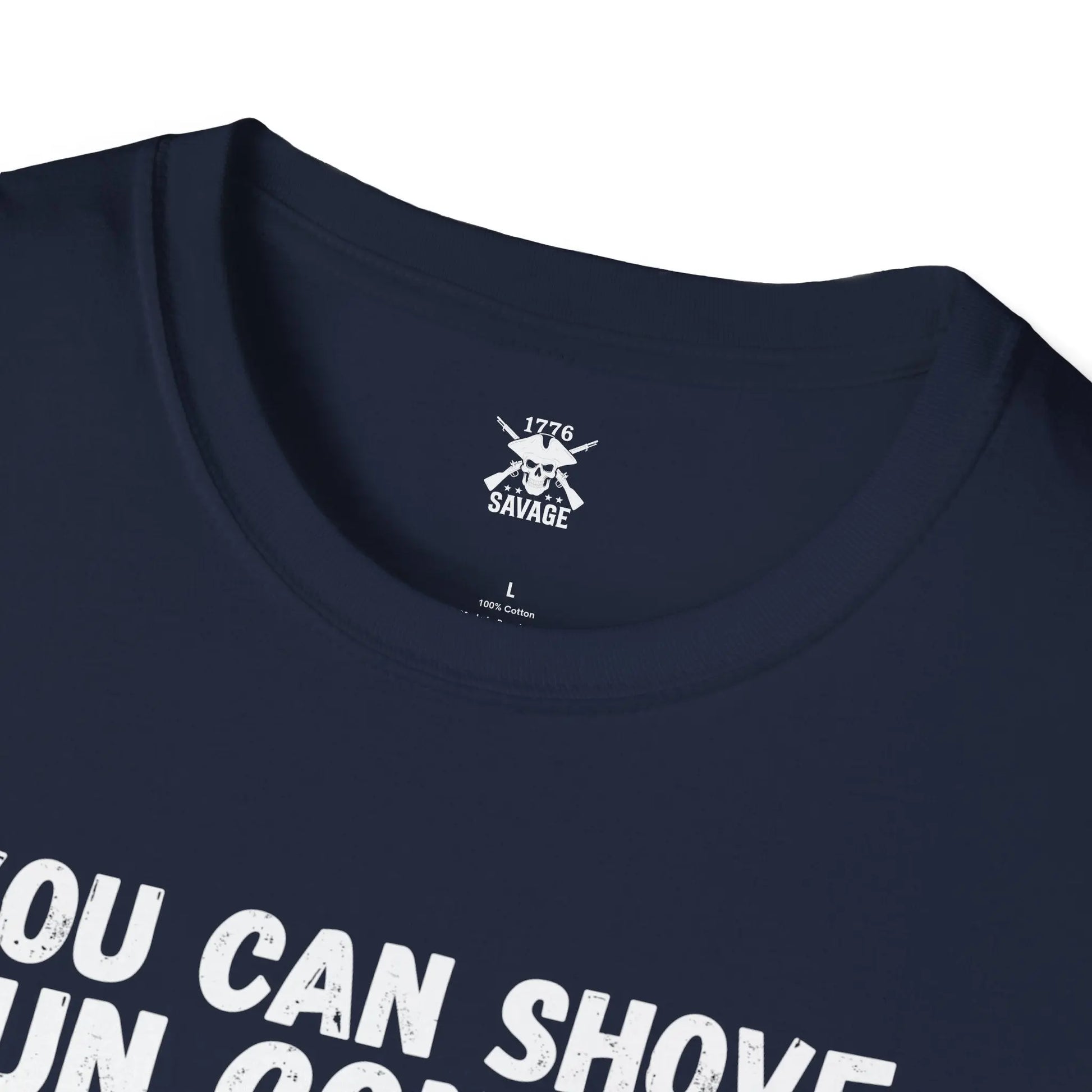 Shove Gun Control Graphic Unisex T-Shirt | Casual Streetwear Printify