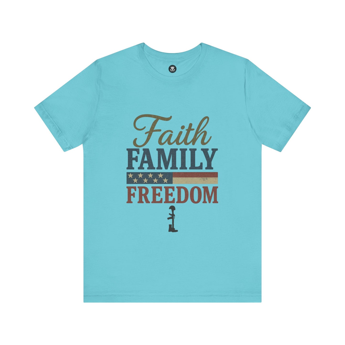 Faith Family Freedom Graphic Unisex T-Shirt | Casual Streetwear