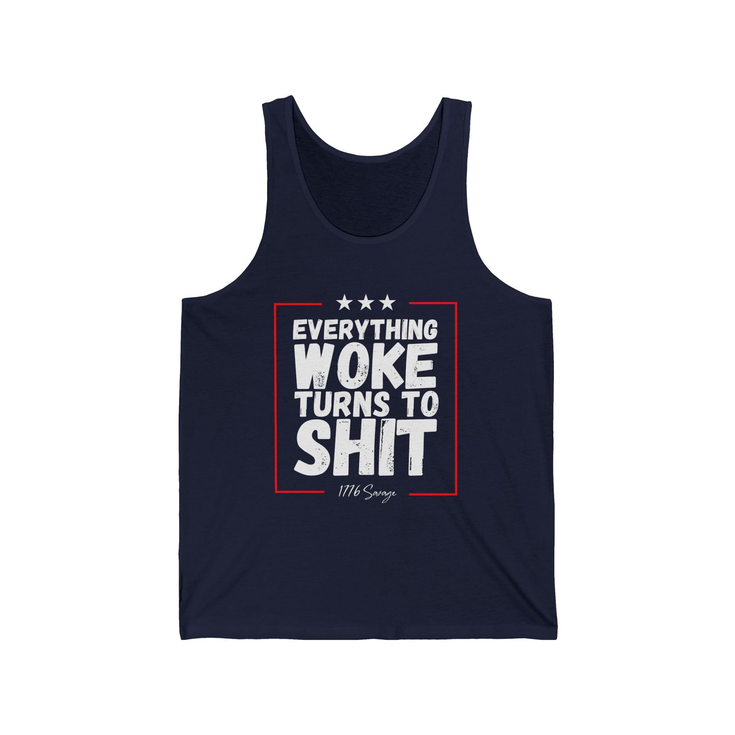 Everything Woke Men’s Jersey Tank Top