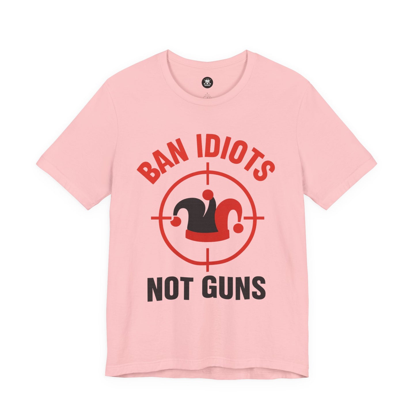 Ban Idiots Jester Graphic Unisex T-Shirt | Casual Streetwear