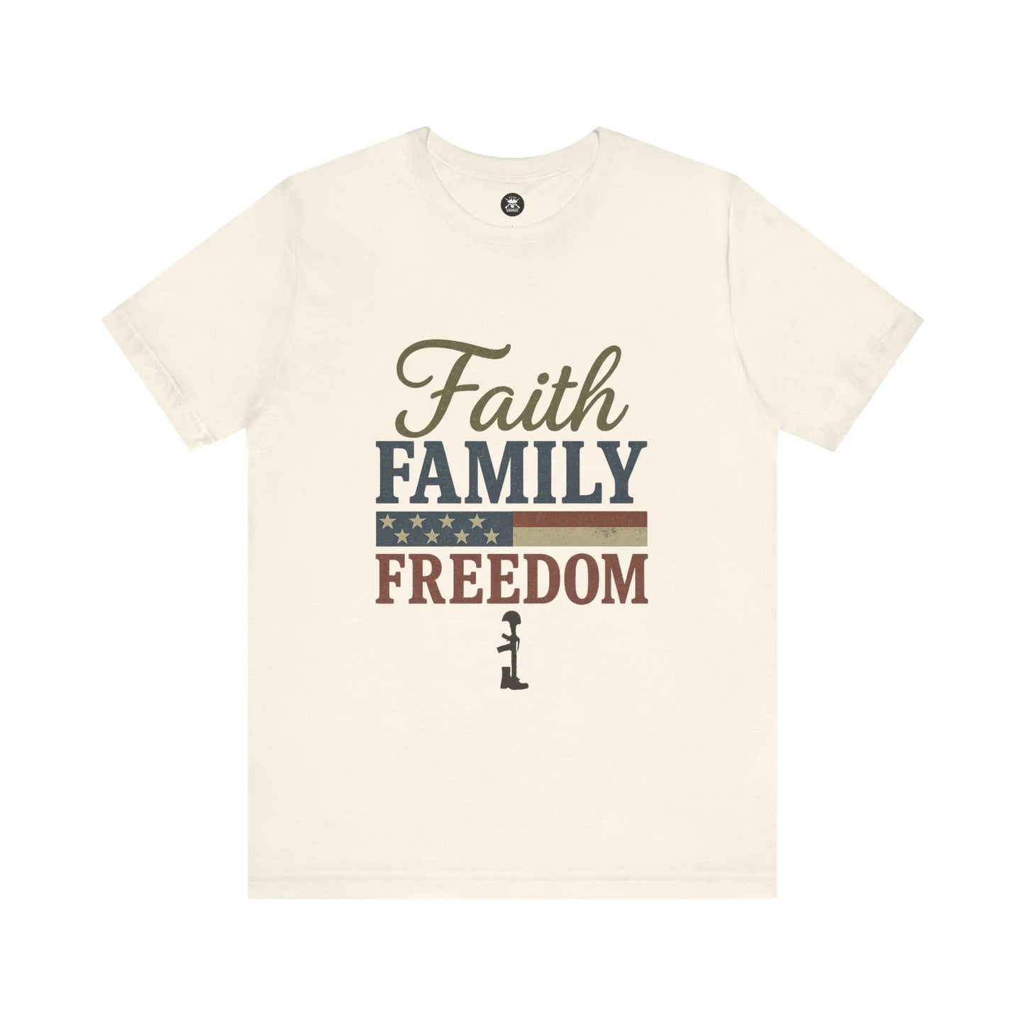 Faith Family Freedom Graphic Unisex T-Shirt | Casual Streetwear Printify