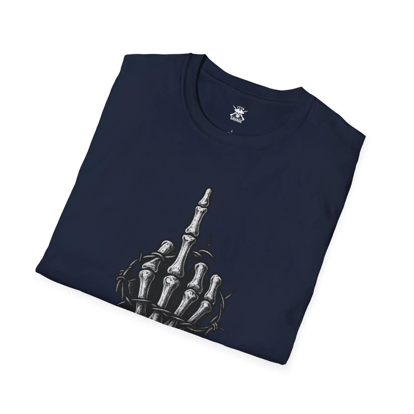 F.A.F.O. Skeleton Hand Graphic Unisex T-Shirt | Casual Streetwear - 1776 Savage American Apparel