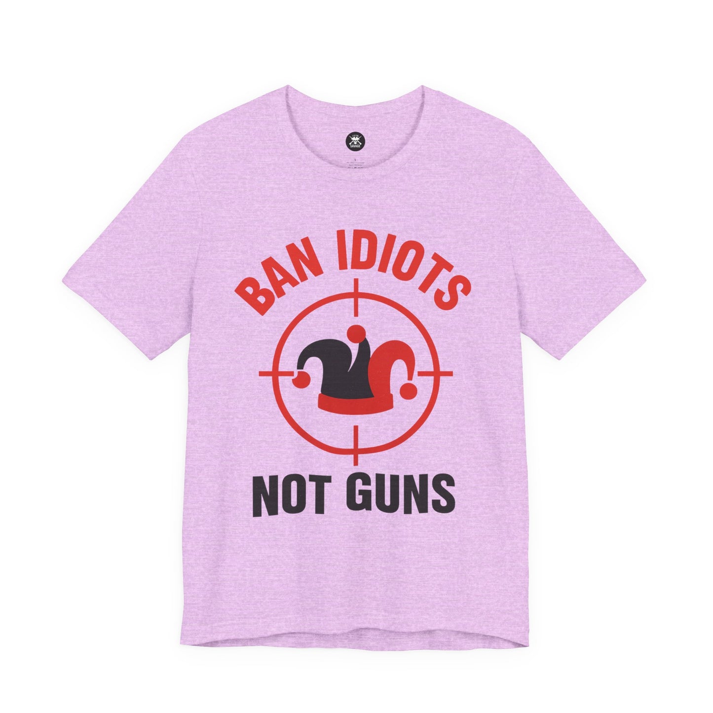 Ban Idiots Jester Graphic Unisex T-Shirt | Casual Streetwear