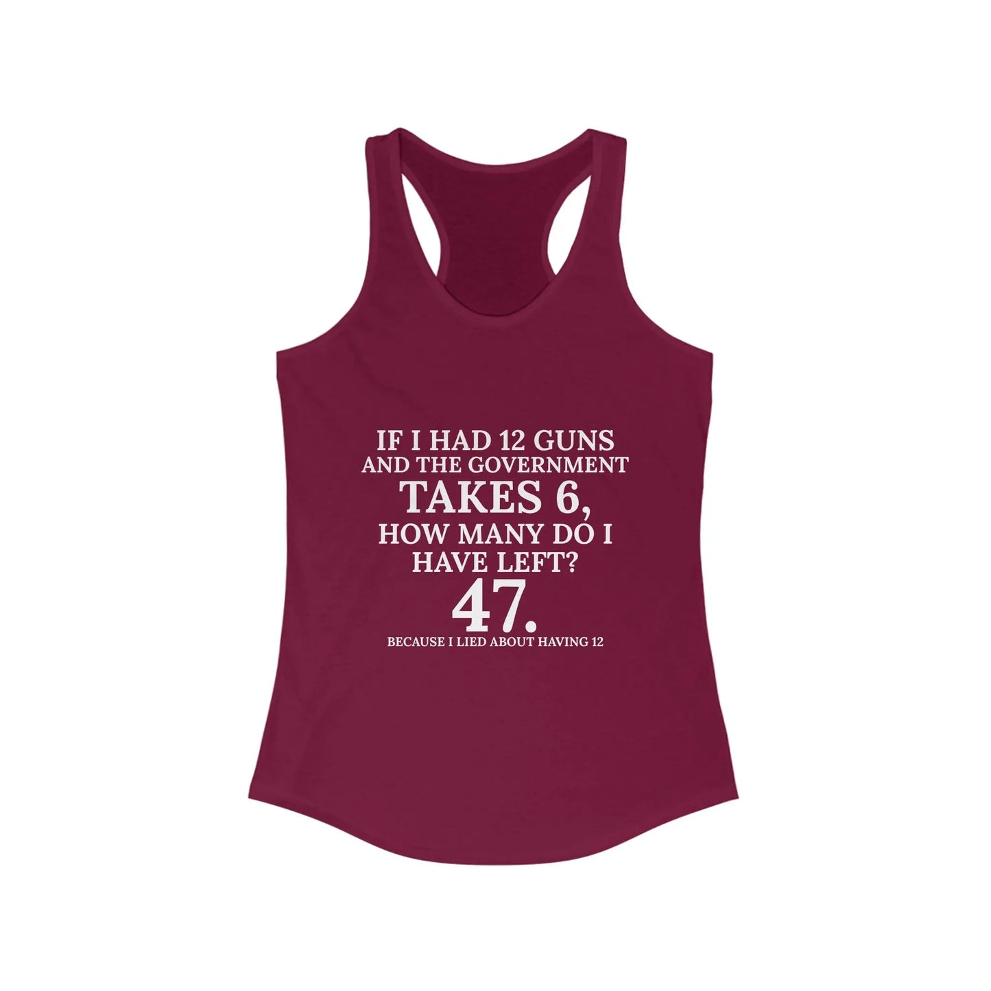 47 Guns Women's Racerback Tank Top - 1776 Savage American Apparel