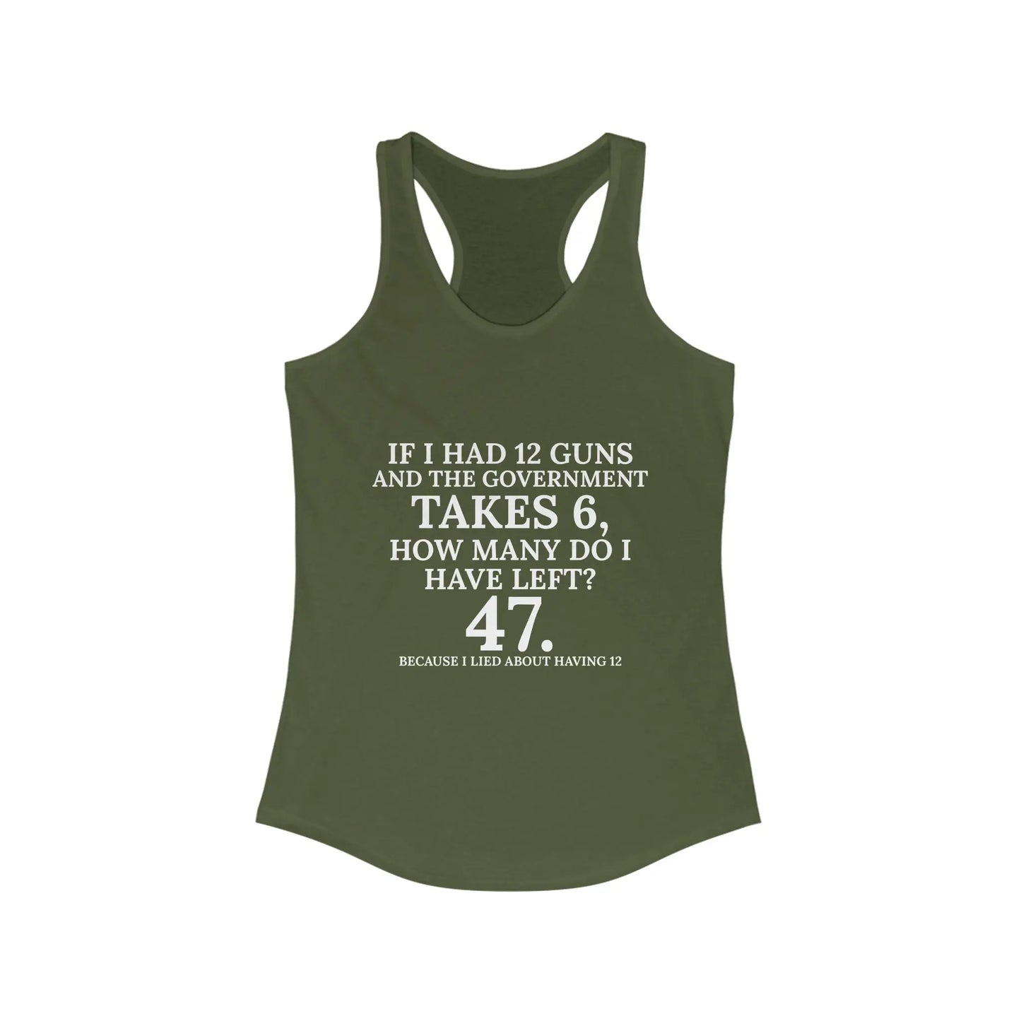 47 Guns Women's Racerback Tank Top - 1776 Savage American Apparel