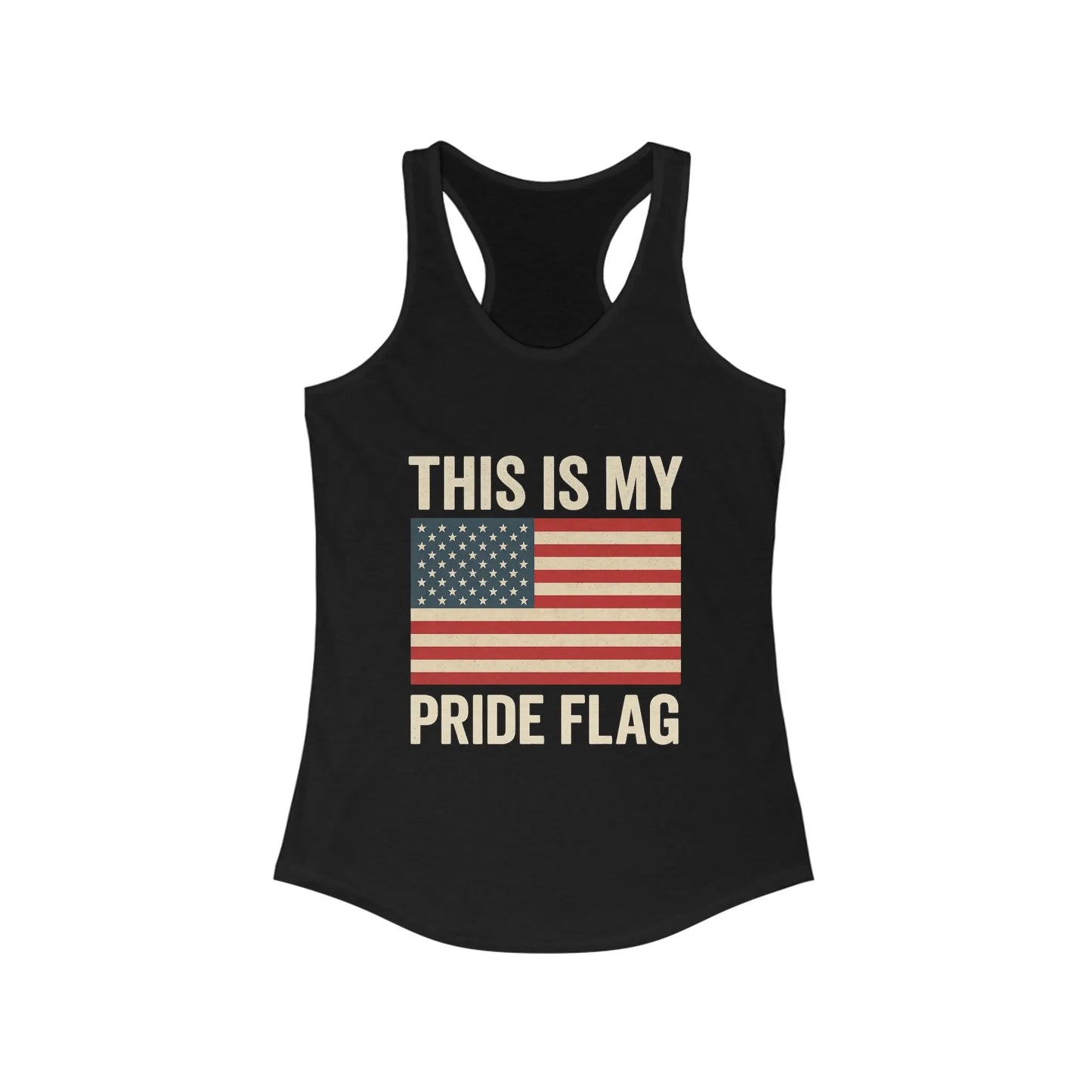 This Is My Pride Flag Tank Top Women’s Racerback Tank Top - 1776 Savage American Apparel