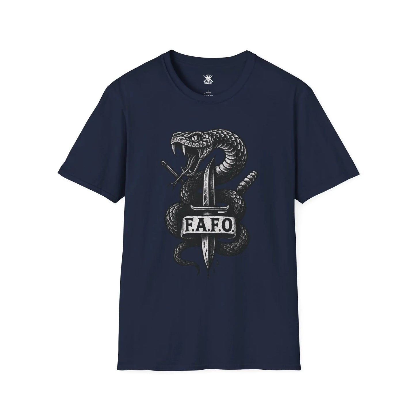 F.A.F.O. Snake Graphic Unisex T-Shirt | Casual Streetwear - 1776 Savage American Apparel