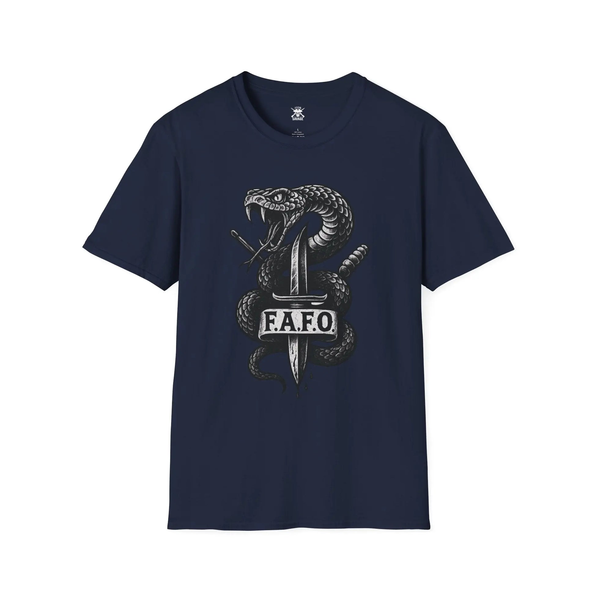 F.A.F.O. Snake Graphic Unisex T-Shirt | Casual Streetwear - 1776 Savage American Apparel