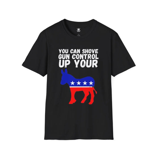 Shove Gun Control Graphic Unisex T-Shirt | Casual Streetwear Printify