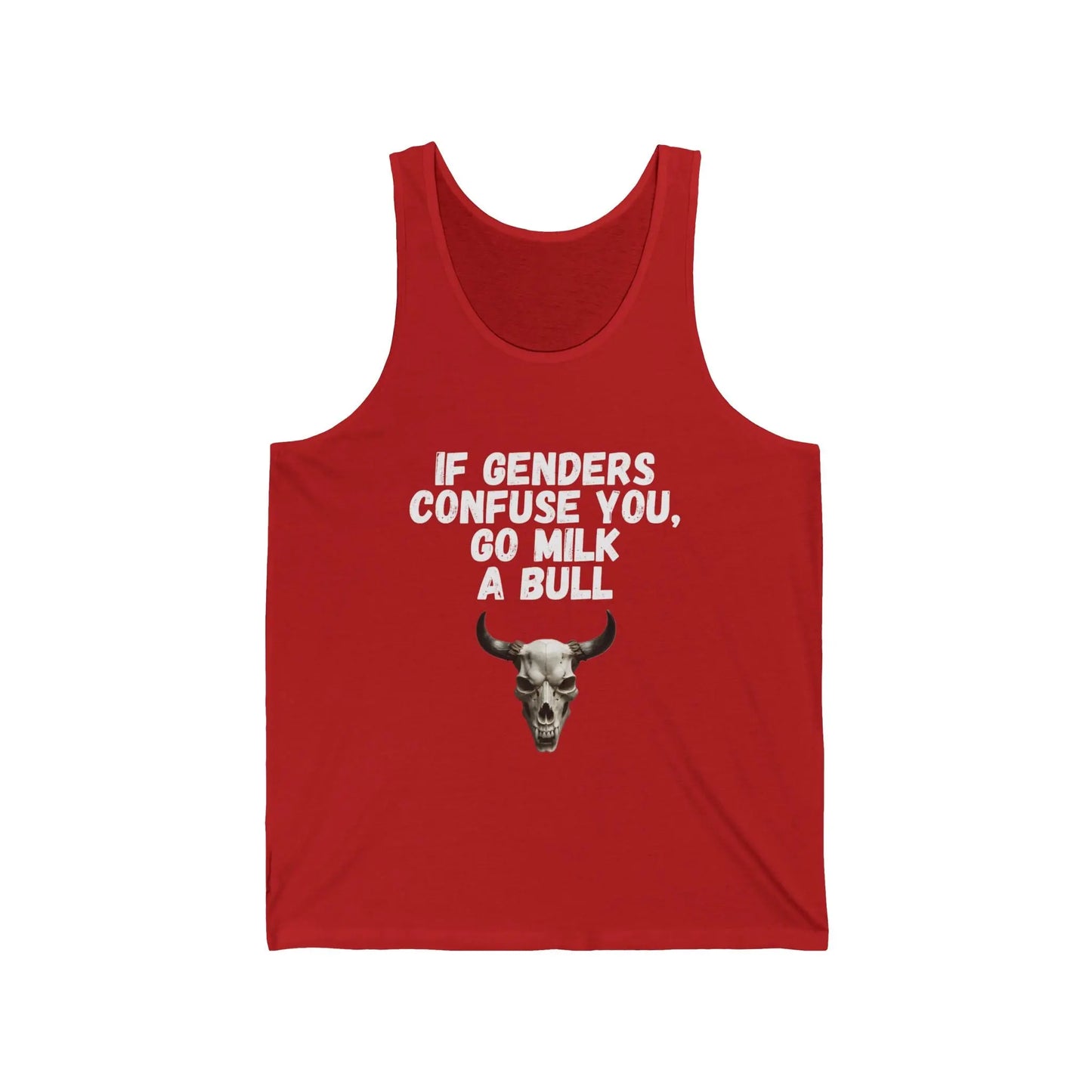 Gender Confusion Men’s Jersey Tank Top - 1776 Savage American Apparel