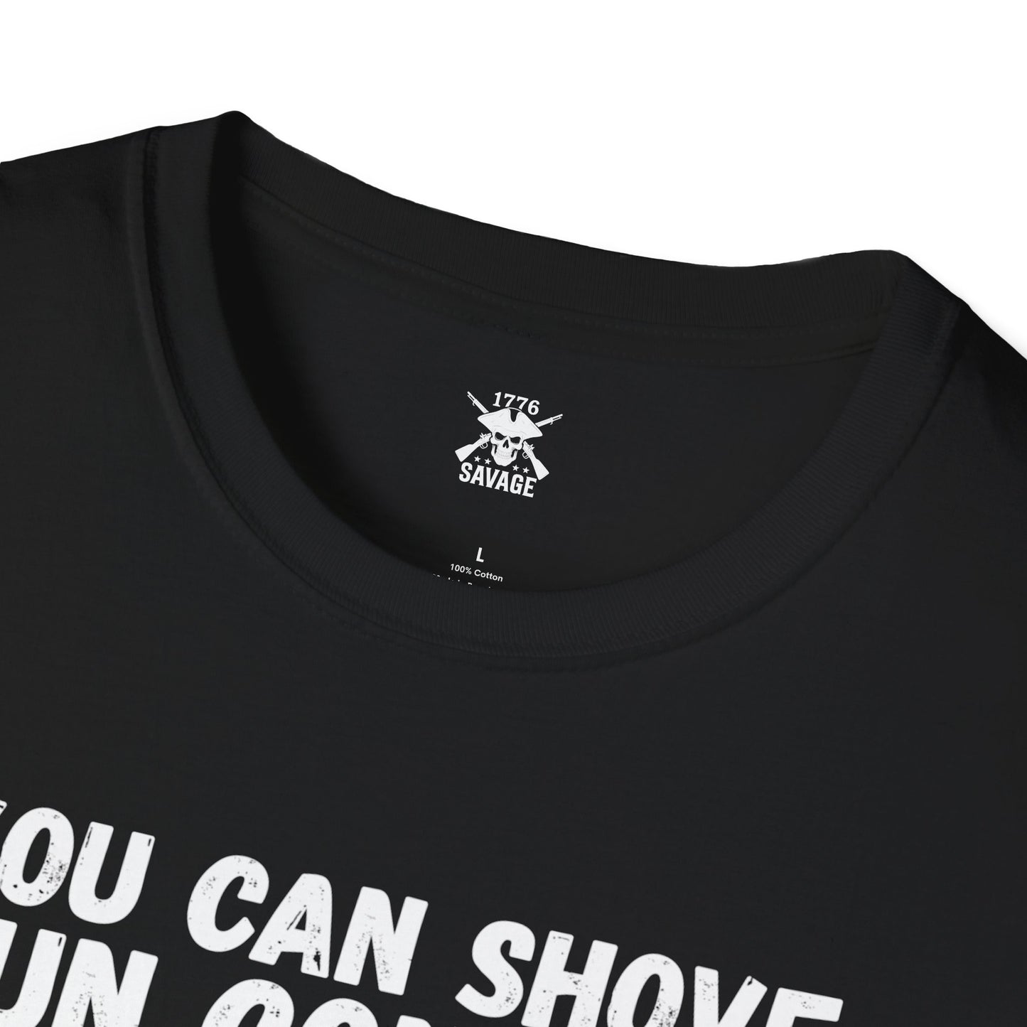 Shove Gun Control Graphic Unisex T-Shirt | Casual Streetwear