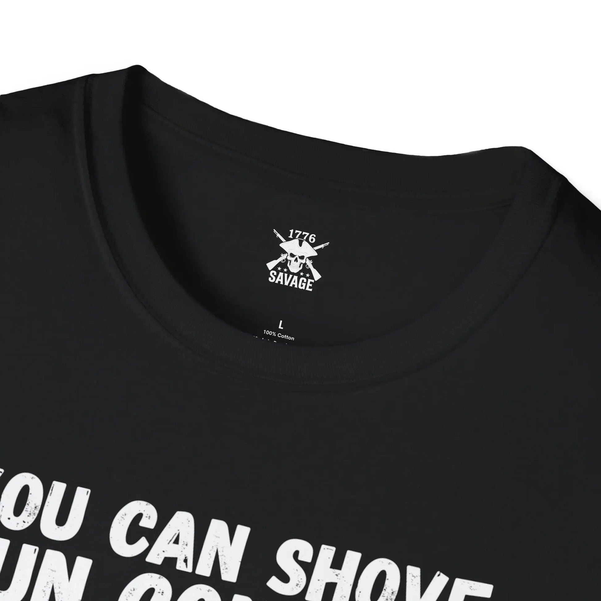 Shove Gun Control Graphic Unisex T-Shirt | Casual Streetwear Printify