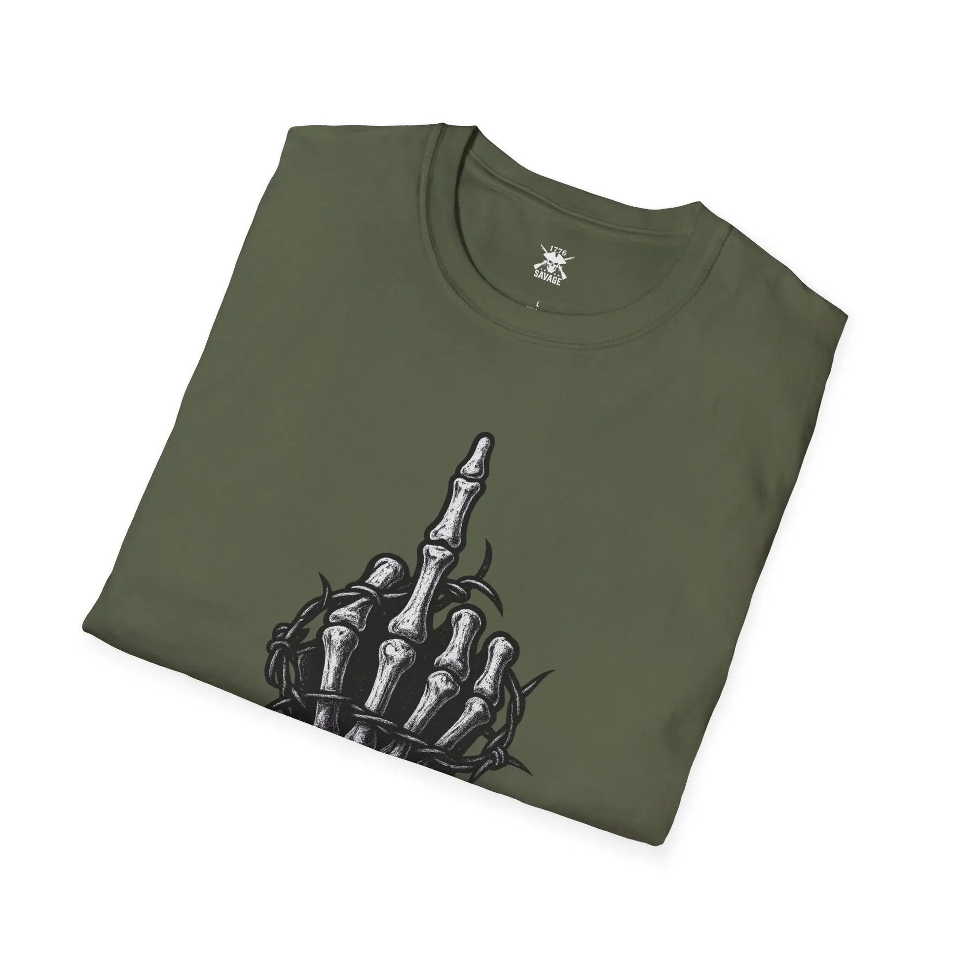 F.A.F.O. Skeleton Hand Graphic Unisex T-Shirt | Casual Streetwear - 1776 Savage American Apparel