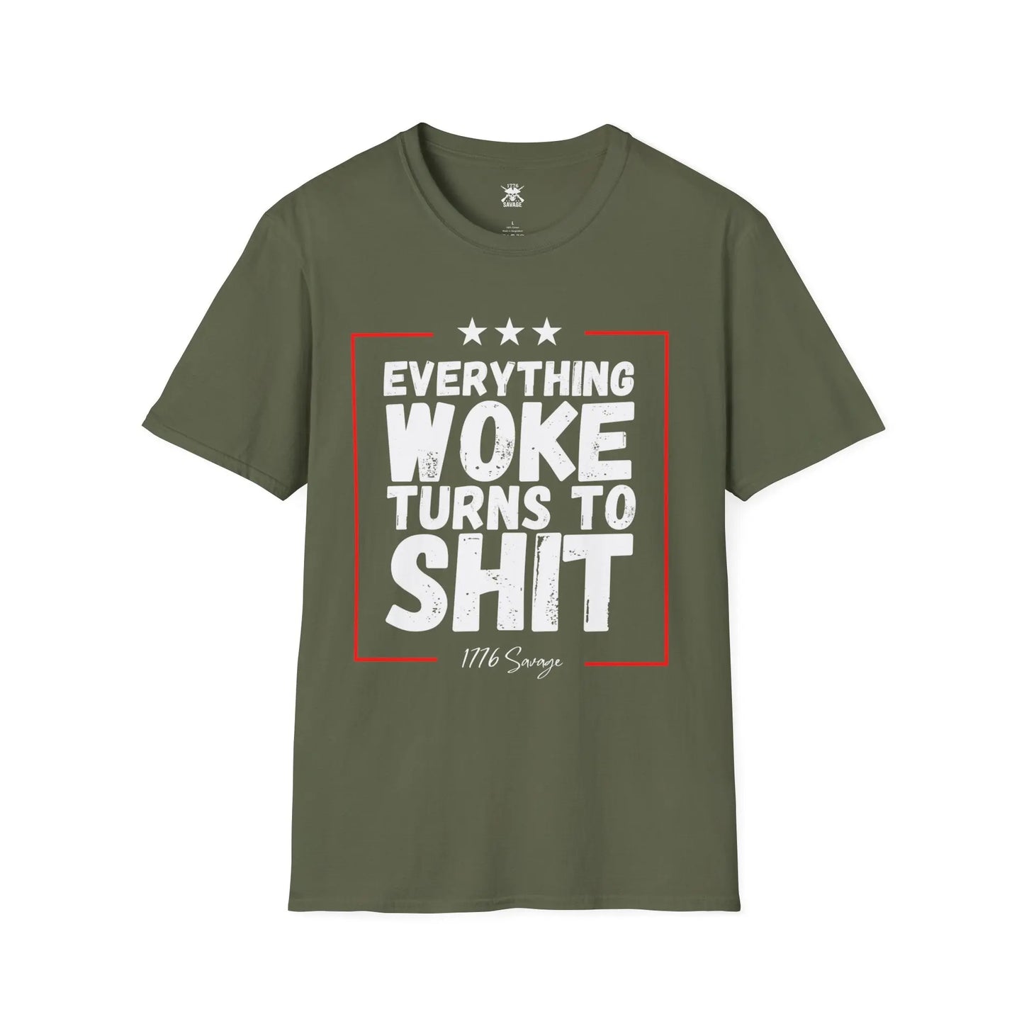 Everything Woke Graphic Unisex T-Shirt | Casual Streetwear Printify