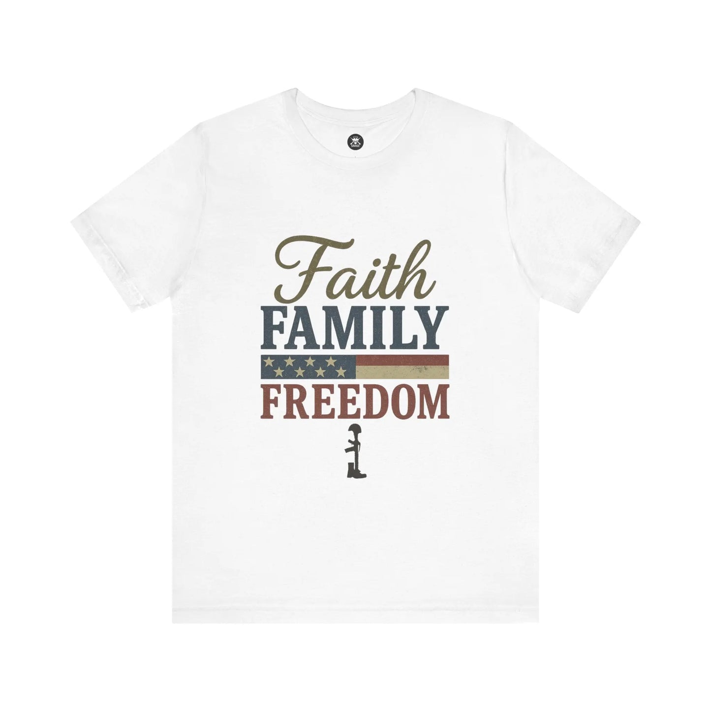 Faith Family Freedom Graphic Unisex T-Shirt | Casual Streetwear Printify