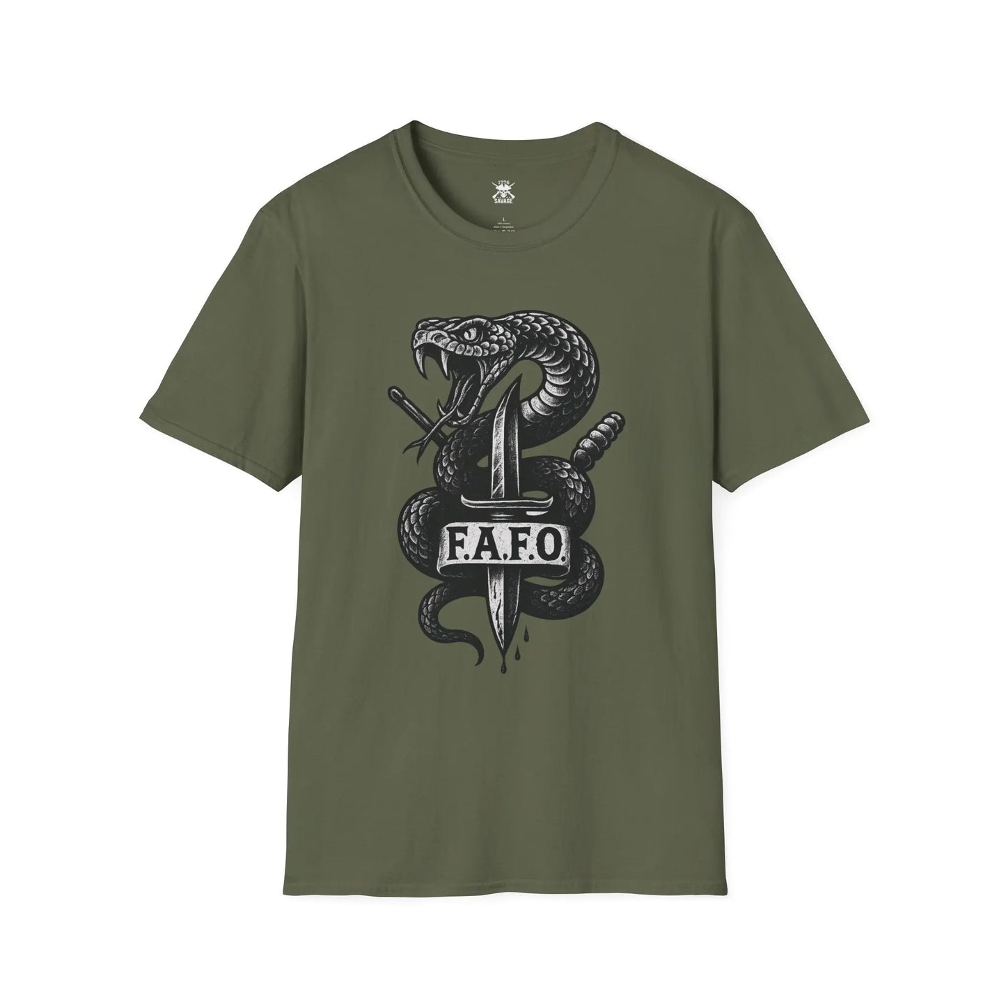 F.A.F.O. Snake Graphic Unisex T-Shirt | Casual Streetwear - 1776 Savage American Apparel