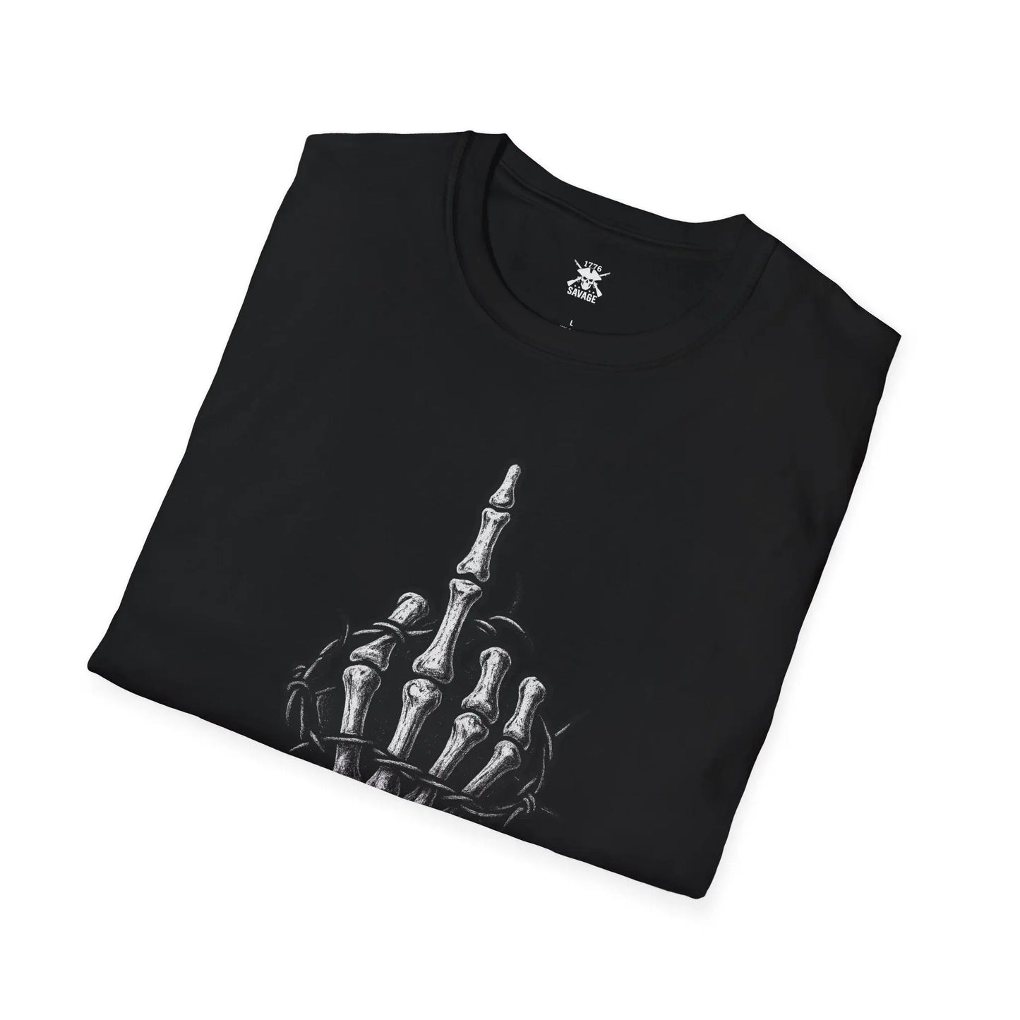 F.A.F.O. Skeleton Hand Graphic Unisex T-Shirt | Casual Streetwear - 1776 Savage American Apparel