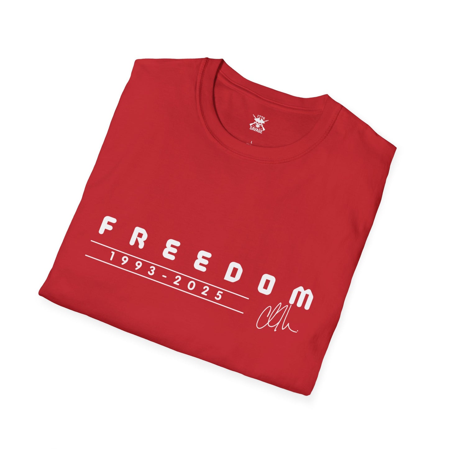 Freedom Charlie Kirk Memorial Unisex T-Shirt | Casual Streetwear