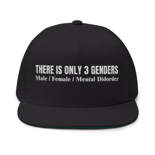 Only 3 Genders Embroidered Cap