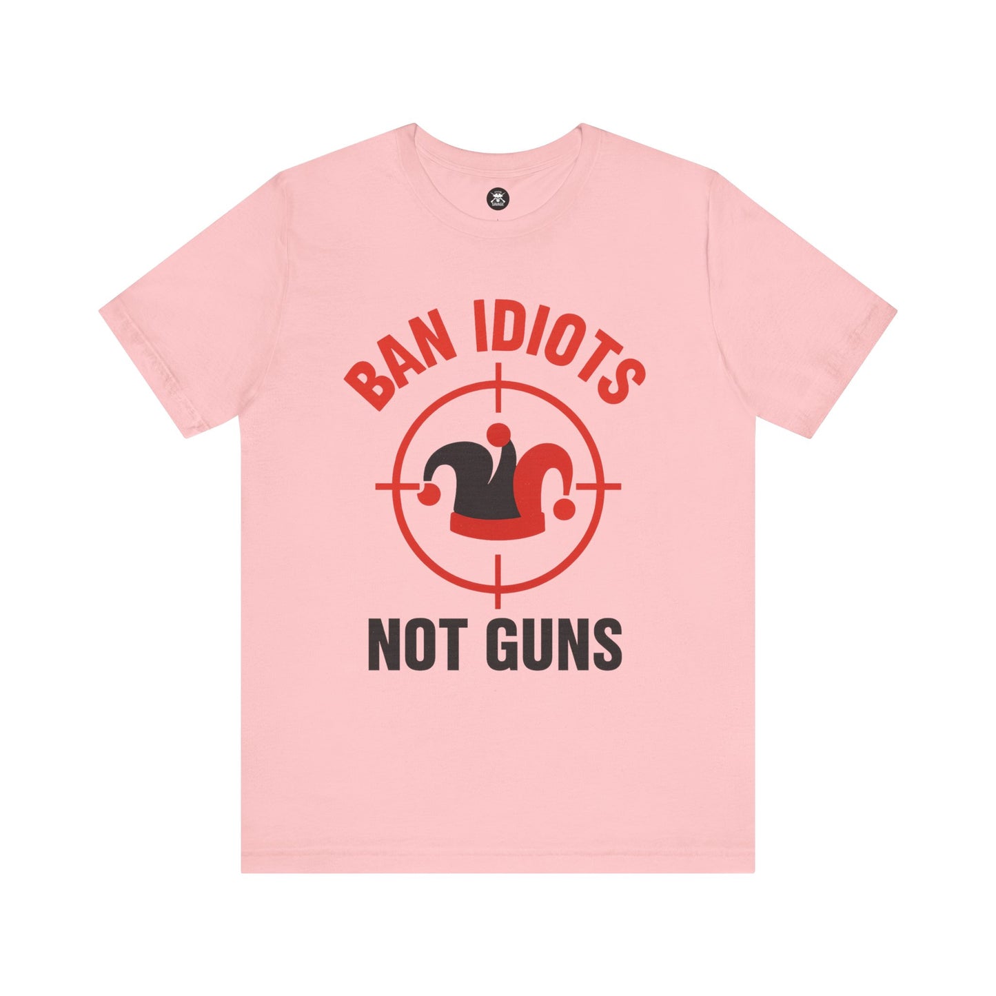 Ban Idiots Jester Graphic Unisex T-Shirt | Casual Streetwear
