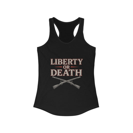 Liberty Or Death Women's Racerback Tank Top