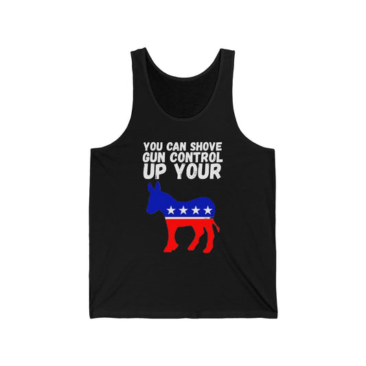Shove Gun Control Men’s Jersey Tank Top