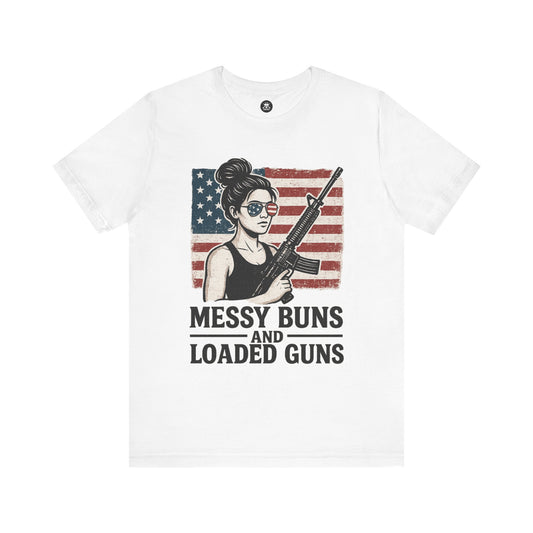 Messy Buns Graphic Unisex T-Shirt | Casual Streetwear